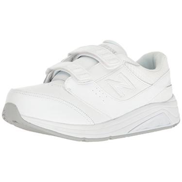 Imagem de New Balance Tênis de caminhada feminino 928 V3 com gancho e laço, Branco/Branco, 6.5 X-Wide