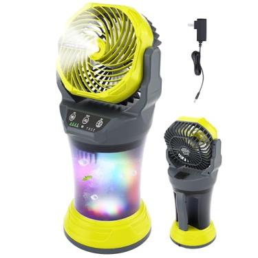 Imagem de TDLOL Ventilador de nebulização portátil para uso externo X65 cinza-verde