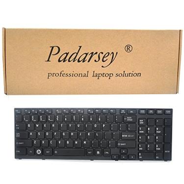 Imagem de Padarsey Teclado de substituição compatível com Toshiba Satellite P750 P750D P755 P755D P770 P770D P775 P775D Qosmio X770-107 X775-Q7270 X775-Q7272 Series P755-S5215 P770 55-S5 385 P755-S5396 P775