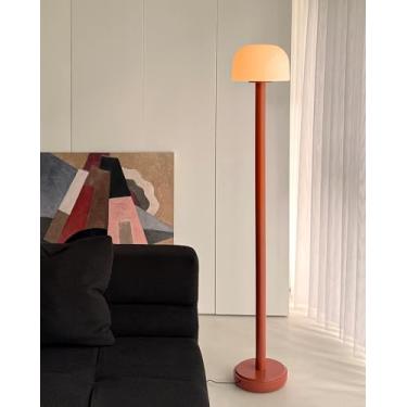 Imagem de MAGCHARM Luminária De Chão Cogumelo Com Controle Remoto, Luminária De Pé Led Regulável De 59 Polegadas De Altura Com Temperatura De Cor Ajustável, Luz De Chão Ambiente Fofa Moderna De Meados Do Sécu