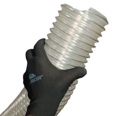 Imagem de Rolo de 15 Metros de Mangueira Vácuo Ar PU Cobreado 4 Polegadas Borrac