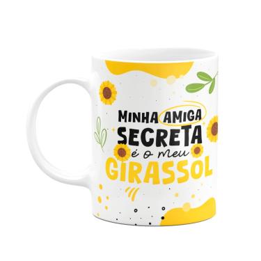 Imagem de Caneca - Minha amiga secreta é o meu girassol