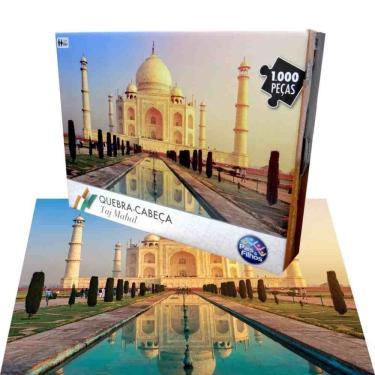 Imagem de Quebra-cabeça - 1000 Peças - Taj Mahal - Pais E Filhos