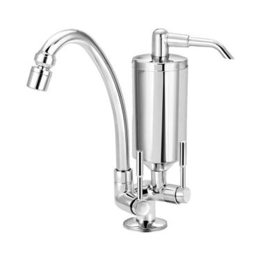 Imagem de Torneira Cozinha Mesa Com Filtro Abs ¼ Volta Stilo C31 Cromado