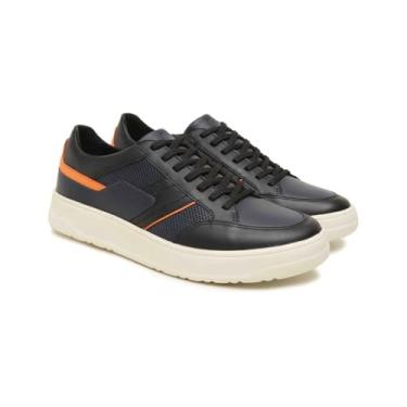 Imagem de Tênis Casual Masculino Freeway Hill01 4502 Couro Navy (Azul Marinho, BR, Adulto, Numérico, 43)