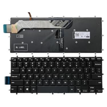 Imagem de Siakoocty Substituição De Laptop Com Layout Americano E Teclado Retroiluminado Para Dell Inspiron 5368, 5378, 5370, 5379, 5568, 5578, 5579, 7368, 7370, 7373, 7375, 7378, 7460, 7466, 7467, 7560, 7569