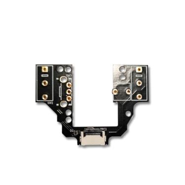 Imagem de Hokeyio Kit de microinterruptor PCB Hot-Swap para ratos Logitech G Pro X Superlight 2 DEX GPW4 – Almofadas douradas ENIG, grampos de 6 garras | Corrija cliques duplos e personalize cliques