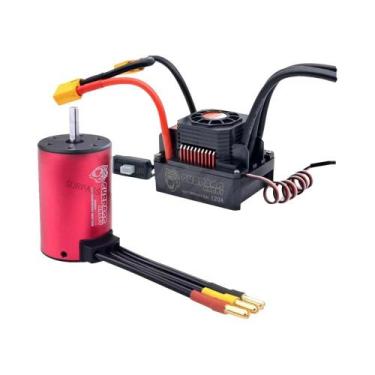 Imagem de Motor Sem Escova À Prova D'água ESC Combo 60A 80A 120A Para Carro RC 1