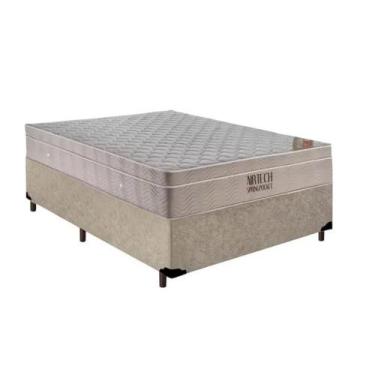 Imagem de Cama Box com Colchão de Molas Ensacadas Airtech Viúva 128cm - Ortobom,