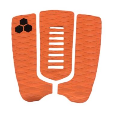 Imagem de Generic 3x Almofadas de tração para prancha de surfe, Almofada de aderência para deck, Almofada de prancha de surfe, Almofadas de tração para curta de standup, Laranja