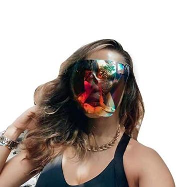 Imagem de Óculos de Proteção Com Viseira Facial de Cobertura Completa, óculos de Sol Com Proteção Espelhada, óculos de Sol de Rosto Inteiro, Protetor Facial Polarizado de Grandes Dimensões