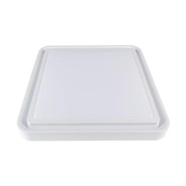 Imagem de Plafon Nordecor Zony Quadrado 2671 Led Bivolt Branco - Mbled/Nordecor,