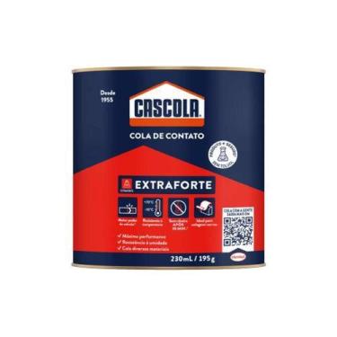 Imagem de Cascola Extra 195g Sem Toluol - Adesivo de Contato Extraforte - Resist