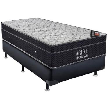 Imagem de Conjunto Airtech Progressive Nanolastic Solteiro 88 cm (LARG) Base mat