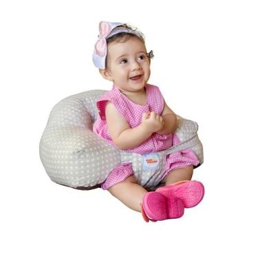 Imagem de Almofada Amamentação e Sofazinho do bebê - BABY HOLDER, Cinza