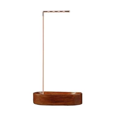 Imagem de oshhni Suporte para carrilhão de vento, prateleira para pincéis chineses, pintura, suporte para carrilhão de vento, para caneta multiuso para iniciantes no, Rosa Ouro