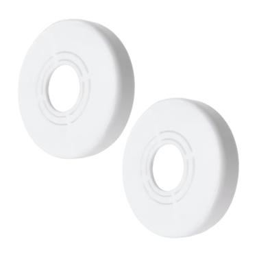 Imagem de Tsnamay 2 peças de substituição de flange dividida de tampa de placa de teto, flange de divisão de parede ABS para decoração de torneira de tubulação de água, 2 cm/2,5 cm/1,2 pol., altura 0,39"/10 mm