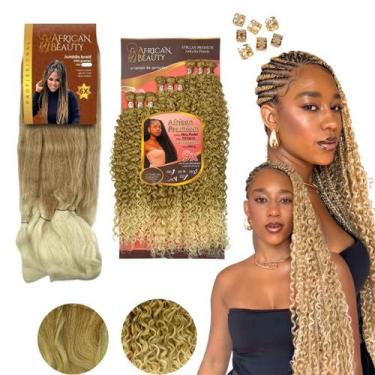 Imagem de Gypsy Braid Jumbo African 400Gr + Cacho De Bio Proteina 80Cm - African
