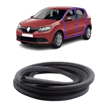Imagem de Borracha Vedação de Porta Renault Sandero 2015 a 2023 Borrachauto