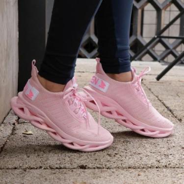 Imagem de Tênis Masculino Feminino Jaguar Esportivo Academia Treino Leve Confort