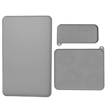 Imagem de Rrlihjgu Tapete de Silicone para Cafeteria | Almofada Anti-derrapante Para Cozinha | Base Multifuncional Para Secagem Louça Acessórios Sorveteira Casa Restaurante Hotel