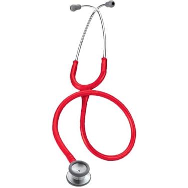 Imagem de Estetoscópio 3M™ Littmann® Classic II™ Pediátrico 2113R Vermelho com Inox Escovado