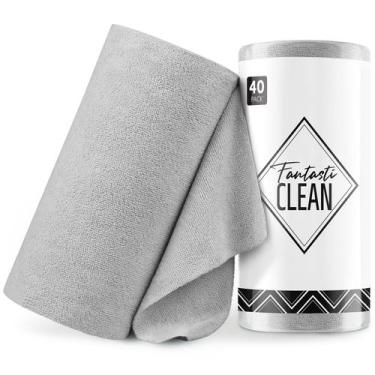 Imagem de Rolo de pano de limpeza Fantasticlean Microfiber, pacote de 40 x 30 cm
