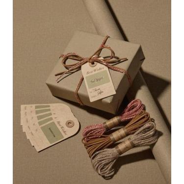 Imagem de Conjunto de papel de embrulho Vitalizart Textured 17 Roll com fitas e 