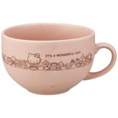 Imagem de Skater CHMG45-A Caneca de sopa Hello Kitty Sanrio Mino, 15,2 FL oz (450 ml), xícara de sopa de cerâmica