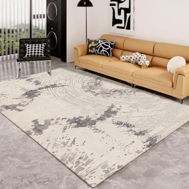 Imagem de Tapete de cabeceira grosso e felpudo, decoração minimalista para quarto, carpete grande para sala de estar, vestiário, tapete macio e fofo (100x160 cm/A)