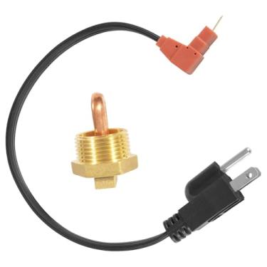 Imagem de AR87167 Kit de aquecedor de refrigeração de bloco de motor adequado para tratores John Deere 1025R 110 2210 2305 4210 445 X495 XUV Gator 850D 855D 855M 865E, com elemento aquecedor AR8767 e AR87168