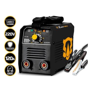 Imagem de 2X Máquina Solda Inversora Mma The Black Tools Preto 50/60Hz