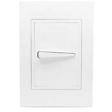 Imagem de Conjunto Tomada Interruptor Simples Horizontal 4x2 - RVB-1000/2 - RAVENNA