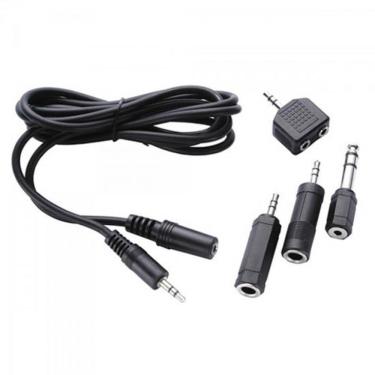 Imagem de Kit Adaptador C/4 + Cabo P2 St + J2 St 1,80m Cbpd0004 Preto Generico