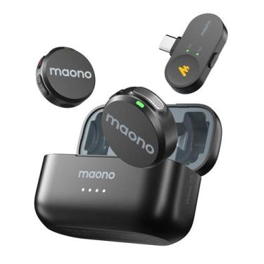 Imagem de Microfone de lapela sem fio MAONO Wave T5 para iPhone/Android