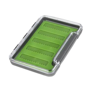 Imagem de Generic Caixa de iscas à prova d'água para pesca com mosca, caixa de iscas à prova d'água com tampa transparente, estojo para equipamentos de pesca, B, M