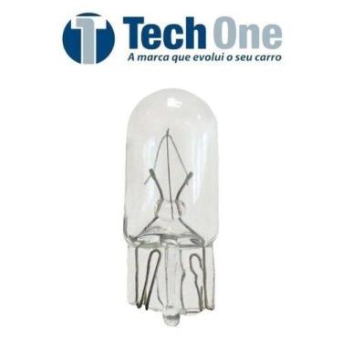 Imagem de Lampada Pingo T10 Esmagada 12v 5w 10 Unidades TechOne - Tech One