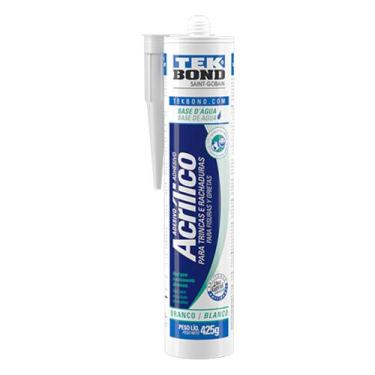 Imagem de Adesivo Acrílico Selador Trincas Tekbond 425g/280ml Branco