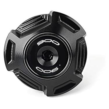 Imagem de Compatível com Z900 Z 900 ABS 2017-2024 2023 tampa do reservatório de fluido de freio dianteiro traseiro da motocicleta acessórios da tampa de enchimento de óleo do motor (tampa de enchimento-preta)