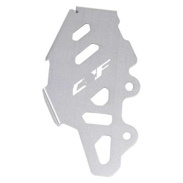 Imagem de BYYINGSUS Protetor de cilindro mestre de freio traseiro compatível com CRF 300L 300 L CRF300 Rally CRF300L 2023 2022 Capa de proteção de calcanhar de motocicleta 2021 (prata)