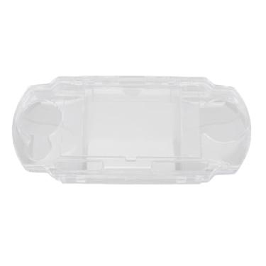 Imagem de HilBeliFU Capa rígida transparente para console de jogos, capa completa à prova de choque, capa protetora transparente, capa protetora portátil de encaixe com suporte de filme compatível com consoles