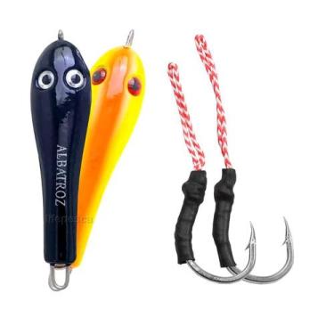 Imagem de Isca Artificial Albatroz Jig Sapinho (40g) - Várias Cores - Albatroz F