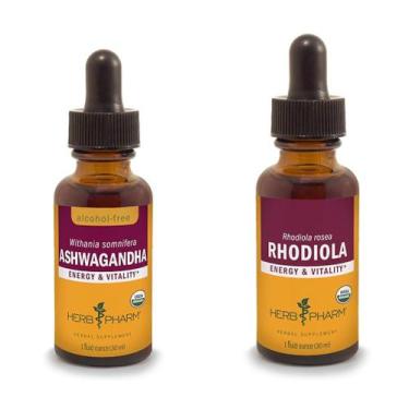 Imagem de Suplemento Herb Pharm Ashwagandha e Rhodiola Root 30mL