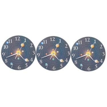 Imagem de TLTDSMY 2 peças relógio de parede decorativo relógio digital decoração retrô decoração antiga árabe moderno relógio digital relógio design mudo girassol saleiro e pimenteiro sala de estar animal