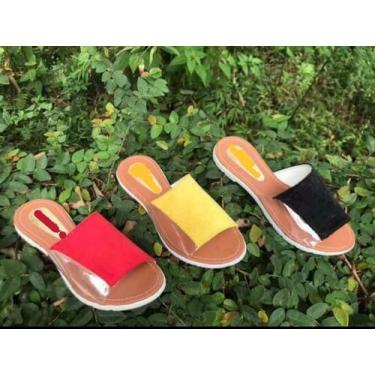 Imagem de Sandália Rasteirinha colorida - Kl shoes
