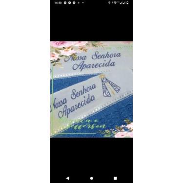 Imagem de Kit de Toalha de Banho e Rosto Bordada( 2 peças) - Dohler, Azul