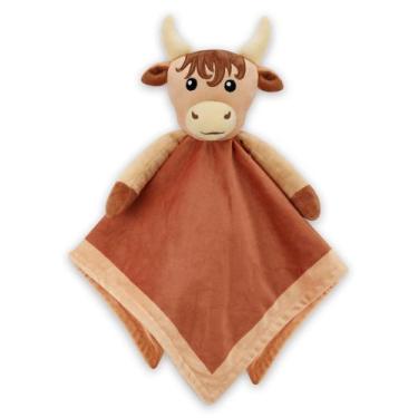 Imagem de Cobertor de segurança para bebês Gicoherero 38cm Soft Plush Cow