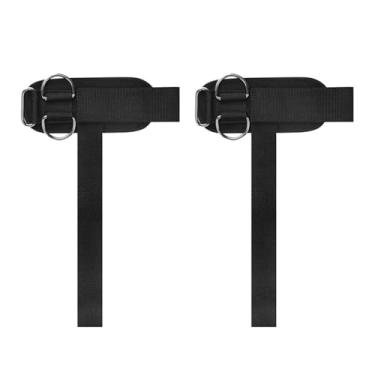 Imagem de rockible 2x Alças de Levantamento de Peso Fitness Wrist Wrap para Levantamento Terra Musculação Academia