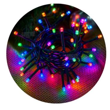 Imagem de Pisca Arroz 100 Leds Luz Forte De Natal 8 Funções De Iluminação (Colorido 220V)