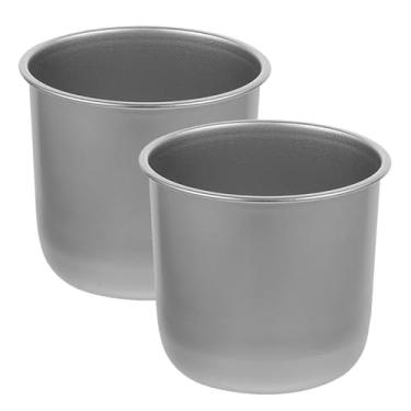 Imagem de DECHOUS 2 copos medidores de arroz de aço inoxidável com escala, copos de medição domésticos para panela de arroz, capacidade de 250 ml, ferramenta de cozinha conveniente para